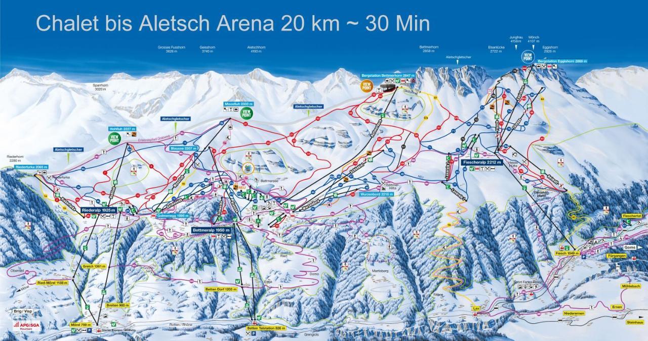 Chalet Matterhornsicht Naters Zewnętrze zdjęcie